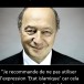 Fabius crache sur les milliers de victimes des musulmans !