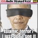 Obama refuse d’associer le terrorisme à l’islam : le New York Post le représente aveugle face à la « terreur islamique »