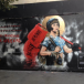 Fresque “Les Françaises aux Africains” en plein Paris.