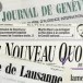 Médias. Nos lecteurs au regard décapant sur l’évolution de la presse et des médias romands