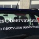 Autocollant pour véhicule du logo LesObservateurs.ch