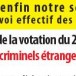 POURQUOI ET COMMENT RENVOYER LES CRIMINELS ÉTRANGERS ?