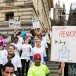 Lausanne. Manifestation de solidarité du Collectif R pour les migrants: “Welcome Refugees”