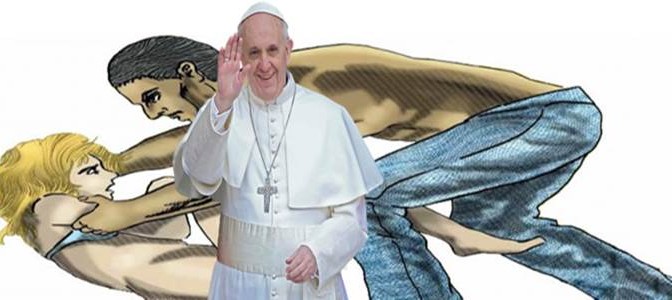 Résultats de recherche d'images pour « pape François clandestins »