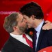 Canadian Prime Minister and opposition leader share kiss to denounce Orlando massacre