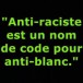 « Racisme » ? Oui à la suppression de la  Commission fédérale contre le racisme (CFR). Rediff. 11.10.2023