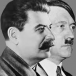 Hitler et Staline montent en ballon.