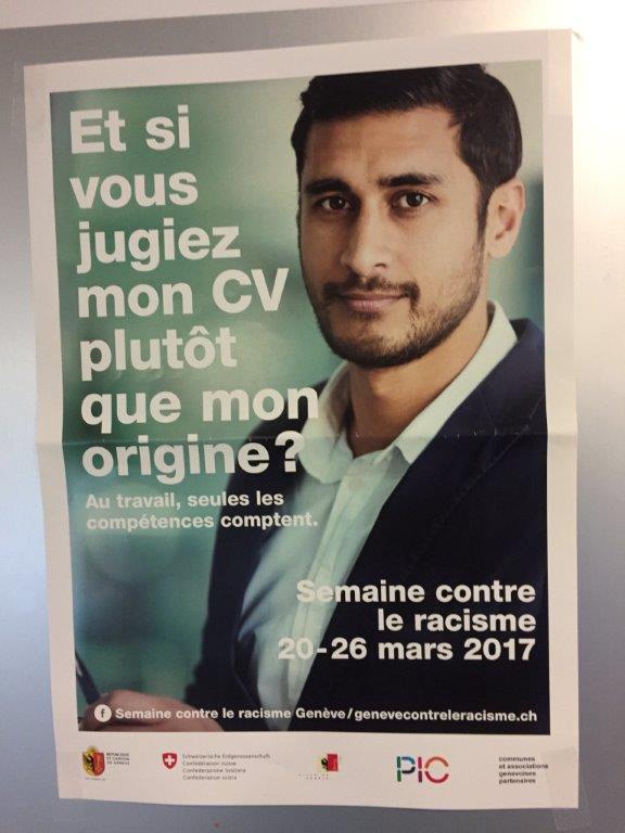 Racisme Semaine Contre Le Racisme Affiche De Loffice Cantonal De L