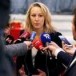 Marion Maréchal Le Pen. Un au revoir tonitruant qui semble décoiffer ces messieurs..