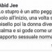 Viol collectif à Rimini par des Africains: un médiateur pour migrants déclare que « la femme a du plaisir durant le viol ».