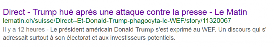 trump le matin