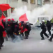 Montréal, fête du 1er mai : la racaille gauchiste déguerpit devant la police