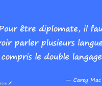 Etre à la fois lucide et utile… pas facile : la preuve par l’Ambassadeur (à double vue) !