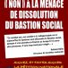 Pétition contre la menace de dissolution du Bastion Social