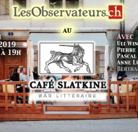 Soirée rencontre-dédicace le 13 avril à Genève, dès 16h30 au Café Slatkine