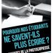 « Pourquoi nos étudiants ne savent-ils plus écrire ? » par Aude Denizot