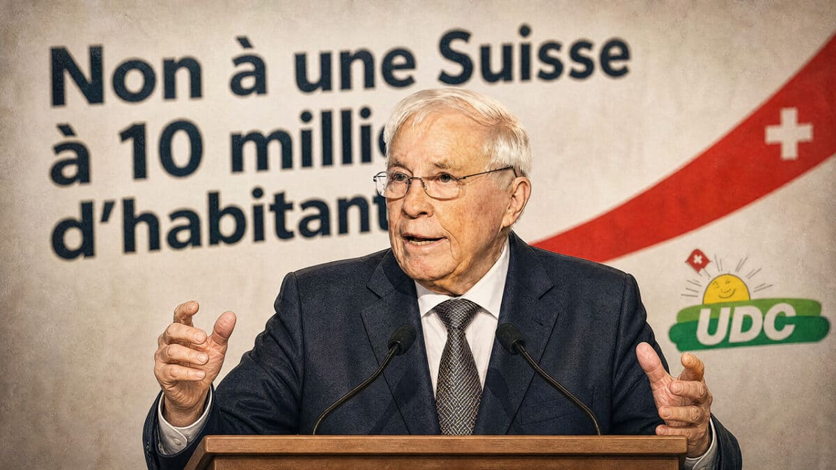 Pas de Suisse à 10 millions. Christoph Blocher : « Il en vient trop et les mauvais ! »