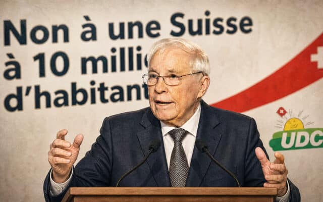Pas de Suisse à 10 millions. Christoph Blocher : « Il en vient trop et les mauvais ! »