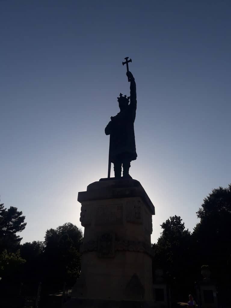 Statue de Stefan cel Mare (Étienne le Grand), voïvode de Moldavie, à Chisinau. Photo : © Gilles-Emmanuel Jacquet