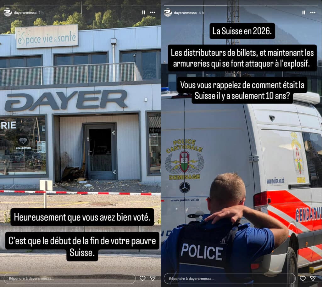 « Une attaque à l'explosif, c'est carrément du terrorisme ! »