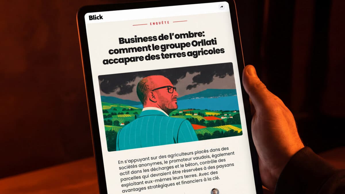 Terres agricoles vaudoises : une enquête de Blick met en cause le groupe Orllati