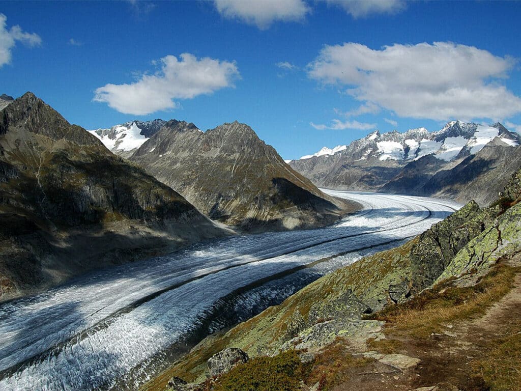Le glacier d'Aletsch