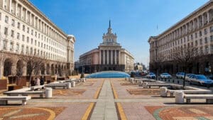 Le Largo de Sofia, où se trouvent le parlement et les bureaux du président de la Bulgarie. Photo : © Pexels