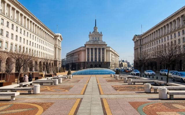 Le Largo de Sofia, où se trouvent le parlement et les bureaux du président de la Bulgarie. Photo : © Pexels