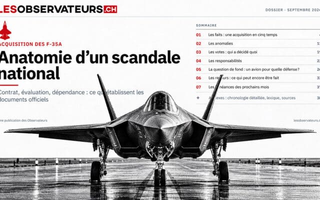 Anatomie d’un scandale national : notre dossier complet sur l’achat des F-35