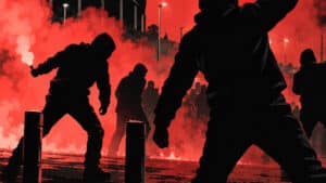 À Lausanne, les ultras ratent le match, mais pas les bagarres et les mortiers