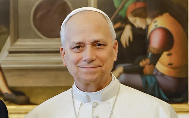 Le pape Léon XIV lors d'une audience au sein du palais apostolique, en octobre 2025. Photo : Ricardo Stuckert (CC BY-SA 4.0)