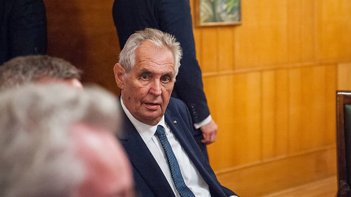 Miloš Zeman à Varsovie en 2018. Photo : Kancelaria Premiera (Domaine public)