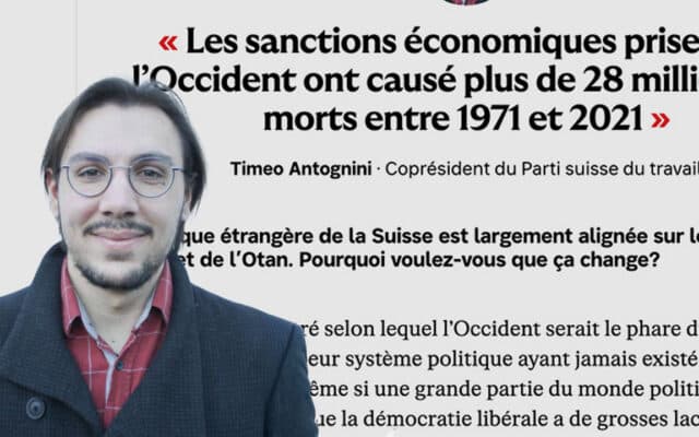 Neutralité : la gauche pacifiste fait campagne pour le oui